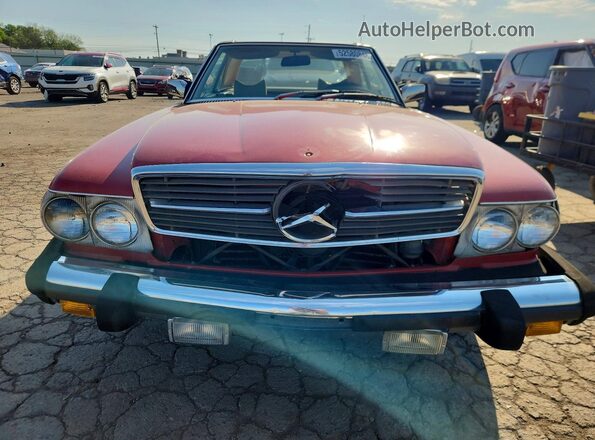 10704412048647 1978 MERCEDES-BENZ 450 Red Widok z tyłu