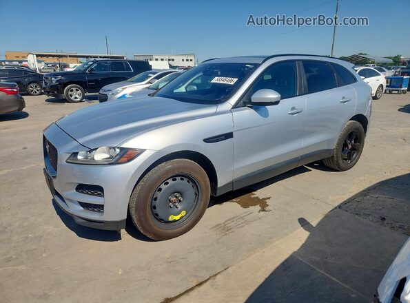 SADCJ2FX1JA265892 2018 JAGUAR F-PACE Silver უკანა მარცხენა