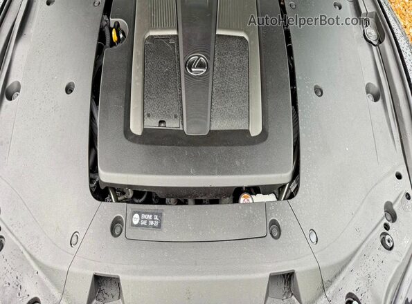 JTHD51GF1M5008943 2021 LEXUS LS500 Black წინა პანელის ხედი
