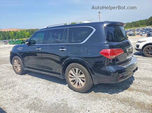 JN8AZ2NF7G9613570 2016 INFINITI QX80 Black Tył prawy