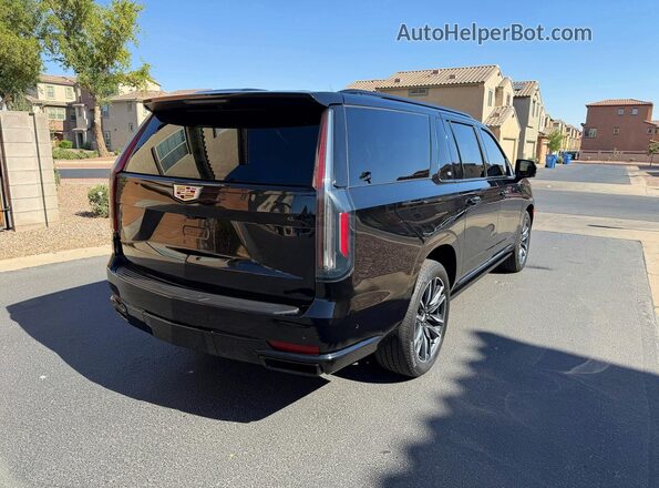 1GYS4RKL0MR402945 2021 CADILLAC ESCALADE Черный Вид спереди