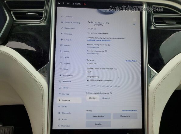 5YJXCBE28HF049472 2017 TESLA MODEL Белый 
