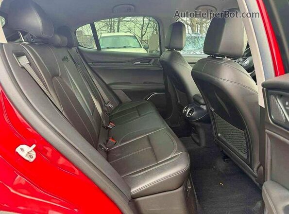 ZASPAKAN8M7D07888 2021 ALFA ROMEO STELVIO Red უკანა ხედი