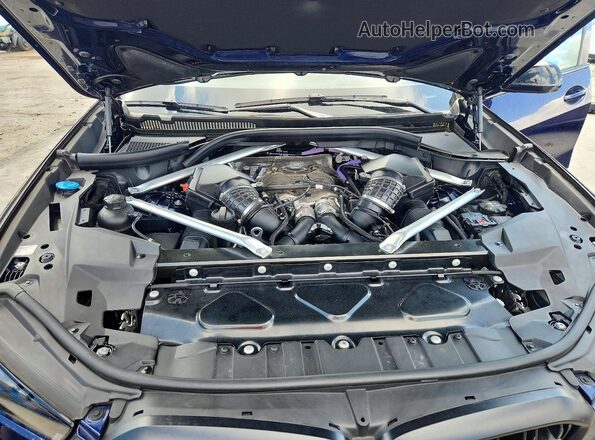 5UX33EU03R9T09335 2024 BMW X5 Blue Շարժիչի բաժամունքի տեսք