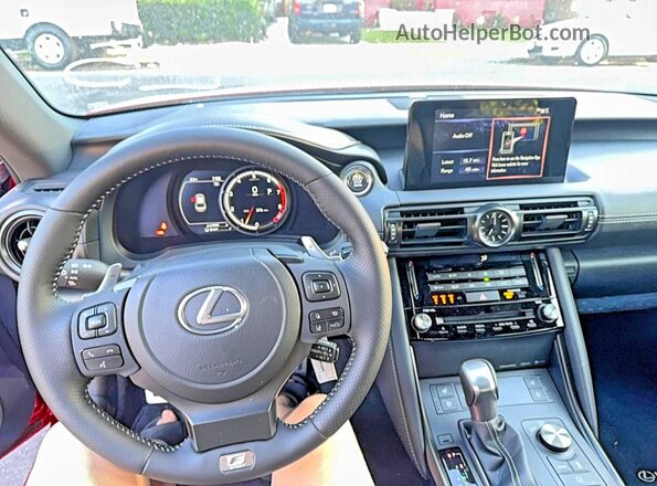 JTHGZ1B23S5093139 2025 LEXUS IS Red Вид задніх сидінь