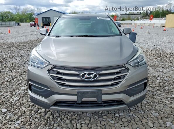 5XYZTDLB1JG513286 2018 HYUNDAI SANTA Gray 