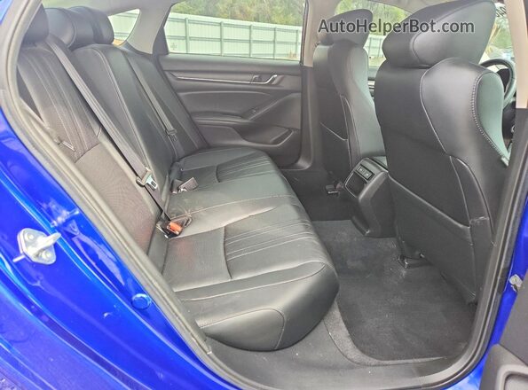 1HGCV1F46MA117906 2021 HONDA ACCORD Blue Vista interior trasera