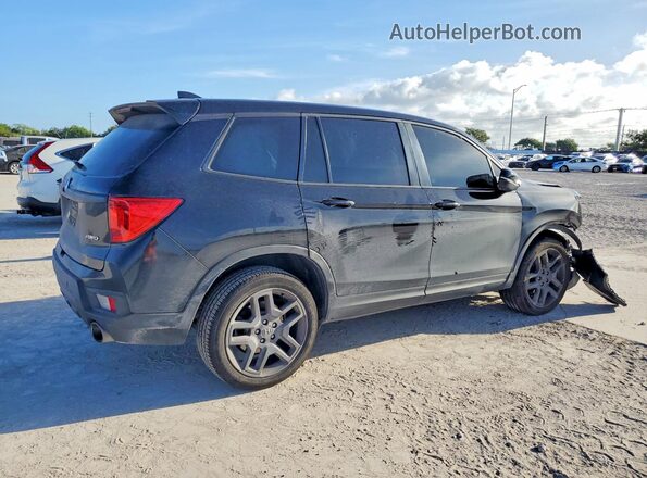 5FNYF8H53NB025371 2022 HONDA PASSPORT Black წინა მარჯვენა