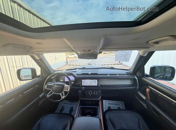 SALE97EU4L2011391 2020 LAND ROVER DEFENDER Black Rear seats view