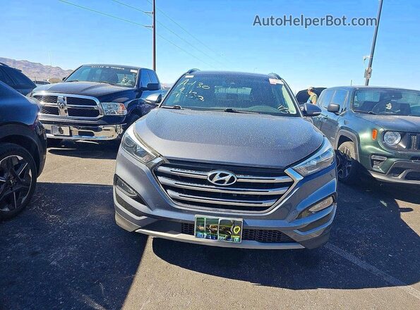 KM8J3CA23JU753508 2018 HYUNDAI TUCSON Gray 