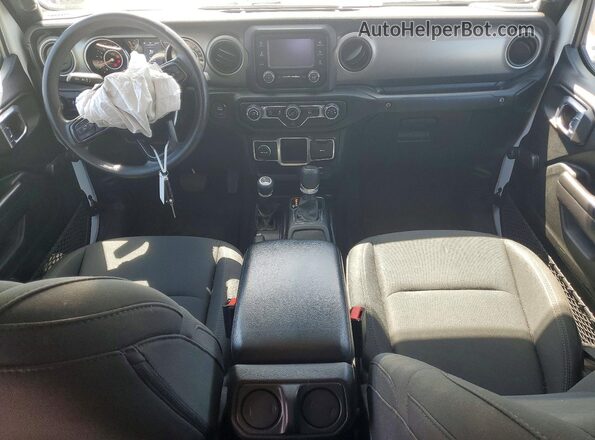 1C6HJTAG0ML564515 2021 JEEP GLADIATOR White Instrument cluster view