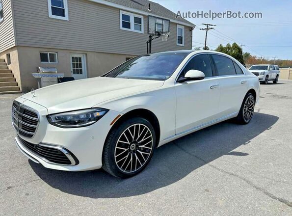 W1K6G7GB3NA112840 2022 MERCEDES-BENZ S Белый Задняя левая четверть