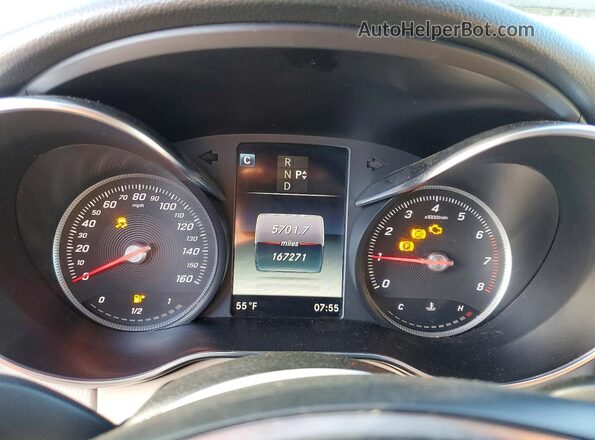 55SWF4JB9JU239113 2018 MERCEDES-BENZ C Black Widok tylnych siedzeń