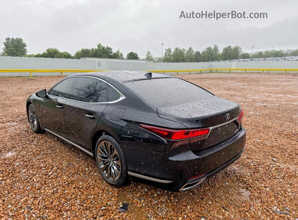 JTHD51GF1M5008943 2021 LEXUS LS500 Black წინა მარჯვენა