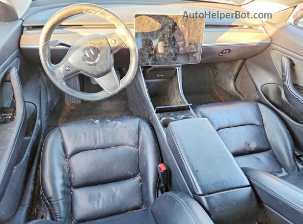 5YJ3E1EA4JF032913 2018 TESLA MODEL Red 