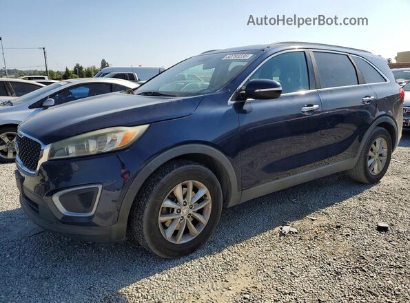 5XYPG4A56JG360932 2018 KIA SORENTO Blue 