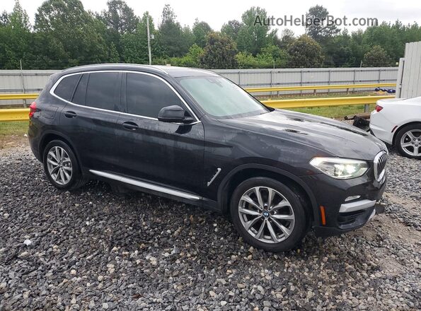 5UXTR7C50KLE94916 2019 BMW X3 Black Widok z przodu
