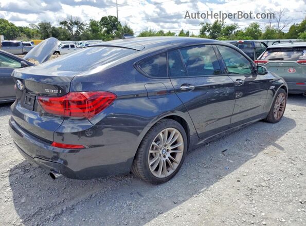 WBA5M2C32HG499346 2017 BMW 5 SERIES Black Przód prawy