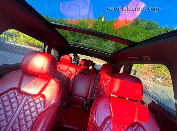 WA1C4AFY4K2020158 2019 AUDI SQ5 Black Вид задньої частини салону