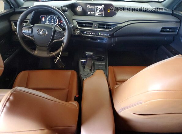 JTHX3JBH5L2030116 2020 LEXUS UX White Widok zestawu wskaźników