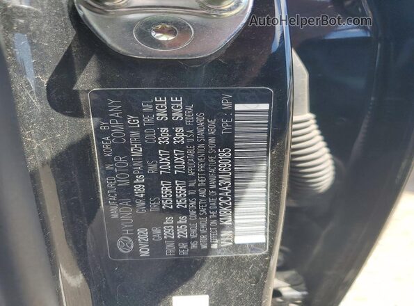 KM8K2CAA3MU690185 2021 HYUNDAI KONA Black 