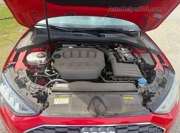 WAUAUDGY8NA038487 2022 AUDI A3 Red Առջևի վահանակի տեսք