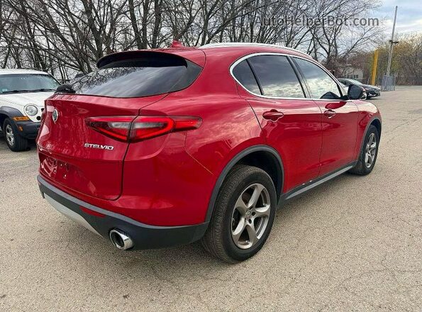 ZASPAKAN8M7D07888 2021 ALFA ROMEO STELVIO Red წინა მარჯვენა