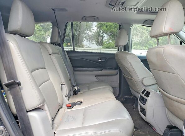 5FNYF6H99GB115148 2016 HONDA PILOT Black Вид задніх сидінь