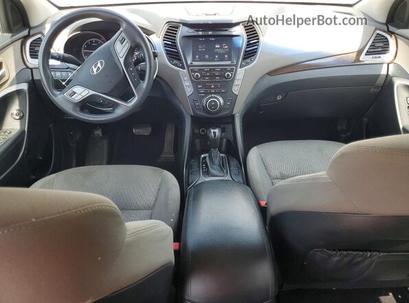 KM8SMDHF1HU181980 2017 HYUNDAI SANTA Silver 