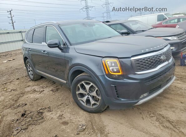 5XYP3DHC3LG013755 2020 KIA TELLURIDE Черный Вид спереди