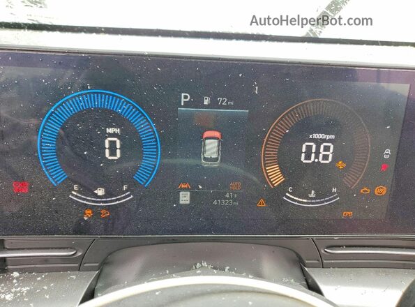 KM8HB3AB6RU119543 2024 HYUNDAI KONA Gray Widok tylnych siedzeń
