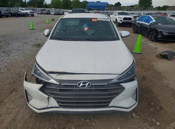 5NPD84LF3KH436641 2019 HYUNDAI ELANTRA White 
