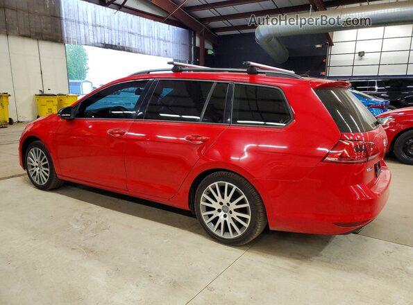 3VW017AU6HM518014 2017 VOLKSWAGEN GOLF Red 