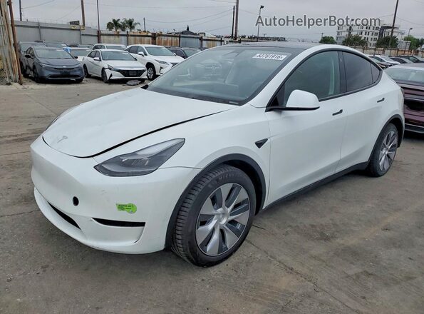 7SAYGAEEXPF742736 2023 TESLA MODEL White Rear left