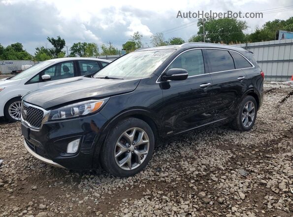 5XYPKDA54HG338145 2017 KIA SORENTO Black 