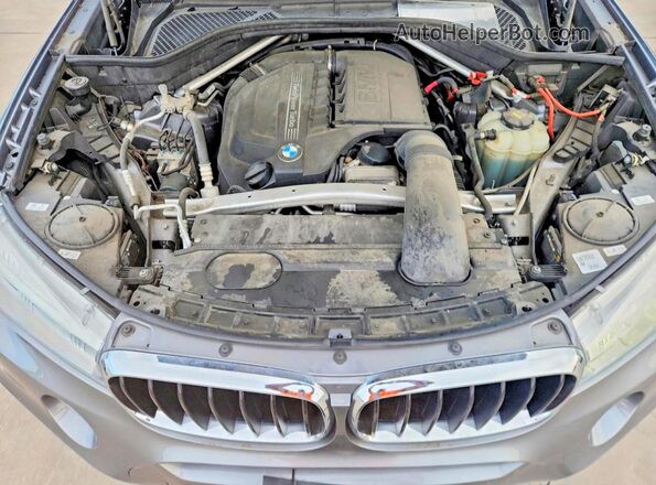 5UXKU0C59K0S97436 2019 BMW X6 Gray Вид підкапотного простору