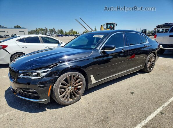 WBA7F0C59GGM20875 2016 BMW 7 SERIES Black Rear left