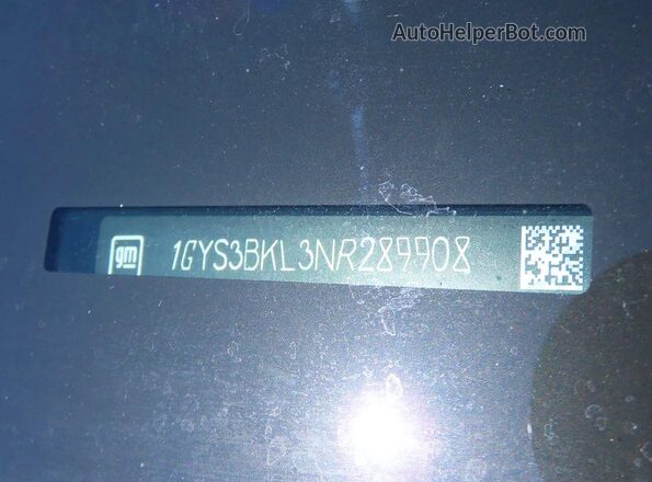 1GYS3BKL3NR289908 2022 CADILLAC ESCALADE Gray Вид задньої частини салону