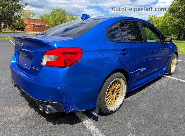 JF1VA1B60H9810770 2017 SUBARU WRX Синий Вид спереди