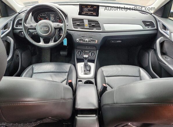 WA1BCCFS0HR011821 2017 AUDI Q3 Black Instrument cluster view