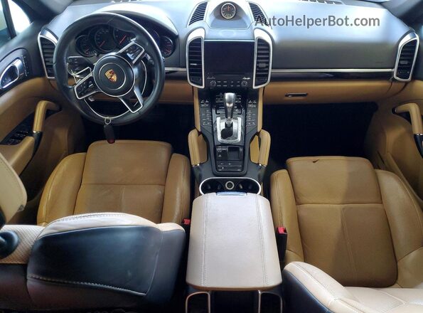WP1AA2A22JKA07176 2018 PORSCHE CAYENNE White Vista del cuadro de instrumentos