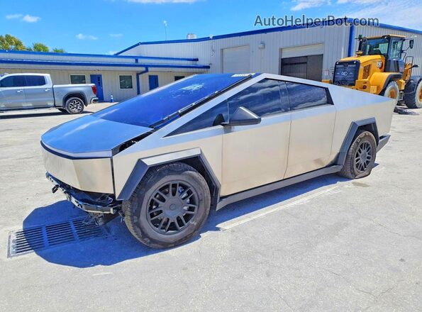 7G2CEHED3SA077646 2025 TESLA CYBERTRUCK Silver Tył lewy