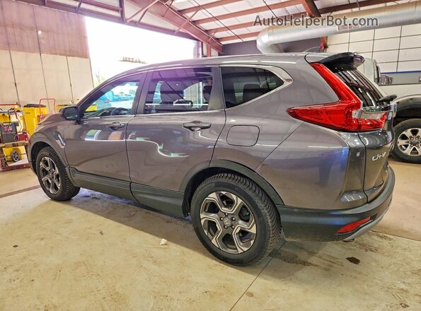 7FARW2H54JE003637 2018 HONDA CR-V Gray Trasero derecho