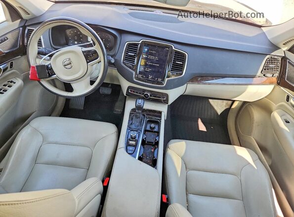 YV4A22PK9H1143372 2017 VOLVO XC90 Белый Вид щитка приборов