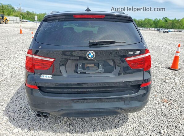5UXWX9C53H0T06752 2017 BMW X3 Black Widok wnętrza z przodu