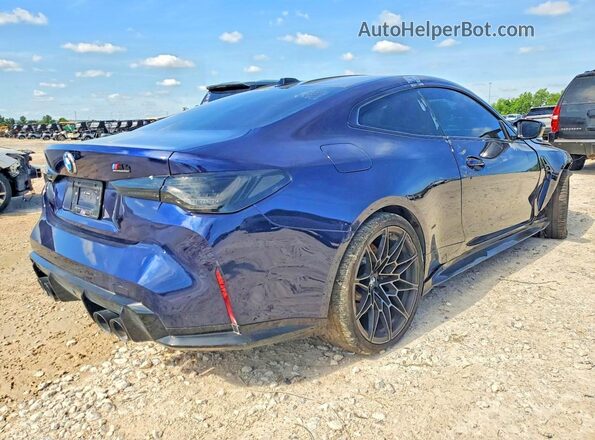 WBS43AZ05RCR90147 2024 BMW M4 Blue 