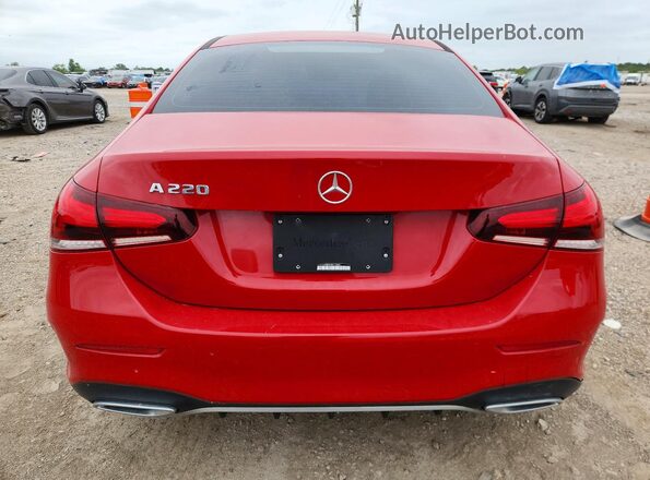 WDD3G4EB4KW017884 2019 MERCEDES-BENZ A Red Front interior view