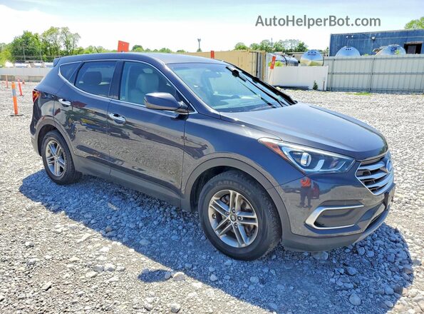 5XYZT3LB9JG572466 2018 HYUNDAI SANTA Gray 