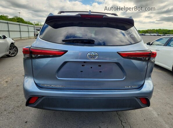 5TDGZRBH9MS072524 2021 TOYOTA HIGHLANDER Blue 