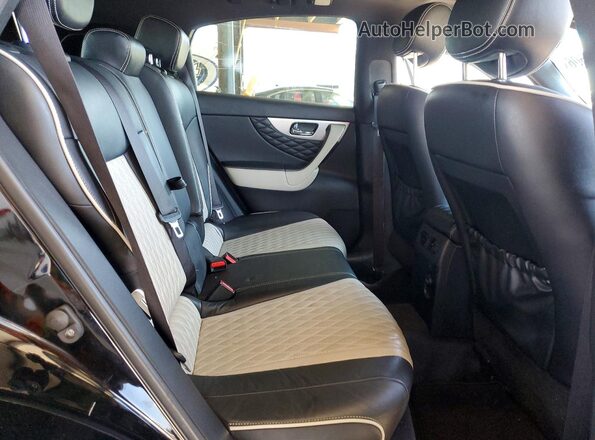 JN8CS1MU0HM144151 2017 INFINITI QX70 Black Widok wnętrza z tyłu
